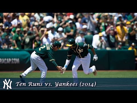 Oakland A's Offensive Outbursts Episode 18 - Ten Runs vs. Yankees (2014)