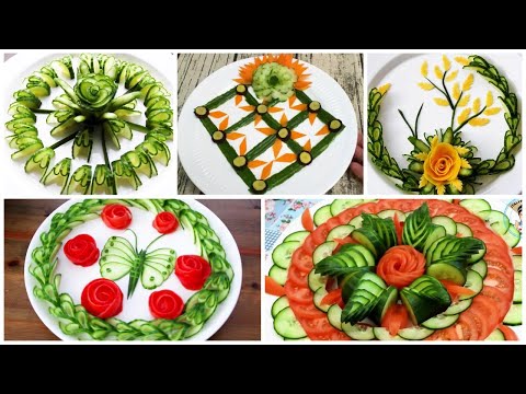 6 Super Salad Decoration Ideas - 6 Creative Food Art Ideas