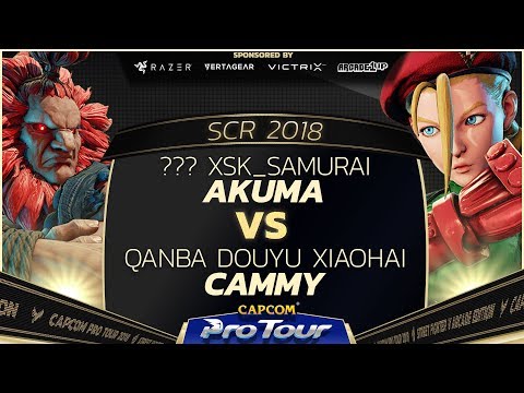 ??? XsK_Samurai (Akuma) vs Qanba Douyu XiaoHai (Cammy) - SCR 2018 Top 8 - CPT 2018