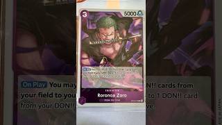 Roronoa Zoro! #onepiece #monkeydluffy👑 #roronoazoro #nami #tcg