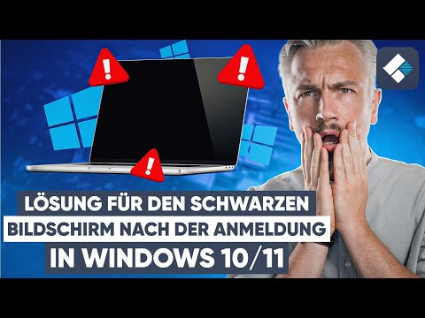 Lösung für den schwarzen Bildschirm nach dem Anmeldung bei Windows 10/11 | Recoverit