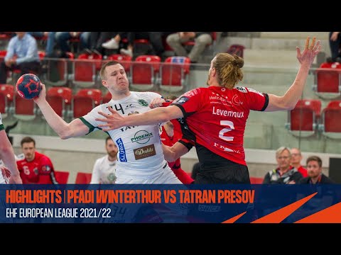 HIGHLIGHTS | Pfadi Winterthur vs TATRAN Presov | Round 10 | EHF European League 2021/22