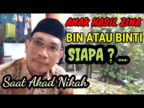 WHO IS THE CHILD OUT OF ADULTERY, THEIR BROTHER OR DAUGHTER, AT THE MARRIAGE CONTRACT @penghuluci...