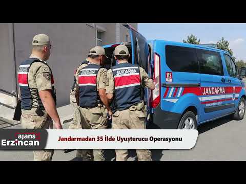Jandarmadan 35 İlde Uyuşturucu Operasyonu