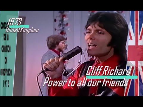 eurovision 1973 United Kingdom 🇬🇧 Cliff Richard - Power to all our friends ᴴᴰ