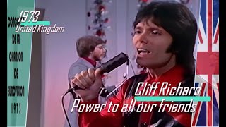 eurovision 1973 United Kingdom 🇬🇧 Cliff Richard - Power to all our friends ᴴᴰ