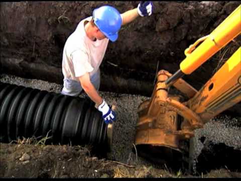 HDPE Double Wall Corrugated Pipe Installation