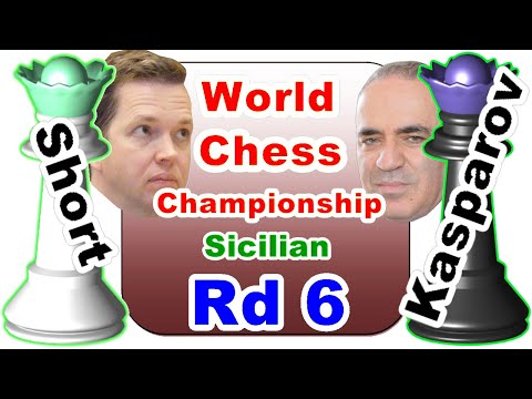 chess  Kasparov Vs Nigel short , Sicilian, Sixth round