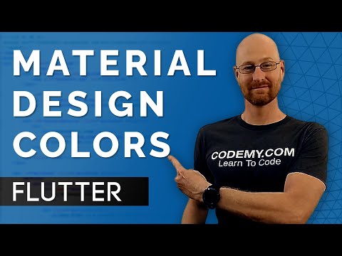 Changing Colors With Material Design Colors - Flutter Friday 4