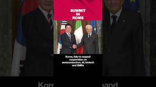 South Korea and Italy elevate diplomatic ties to Special Strategic Partnership, expand AI and defense cooperation