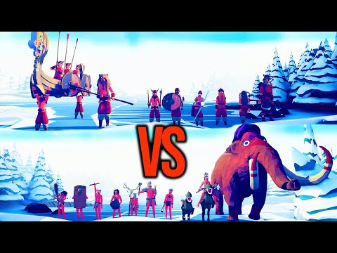 TRIBAL TEAM vs VIKINGS #35 | TABS - Totally Accurate Battle Simulator