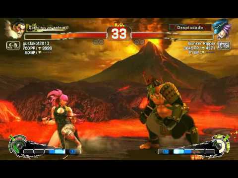 Batalla de Ultra Street Fighter IV: E. Honda vs Poison
