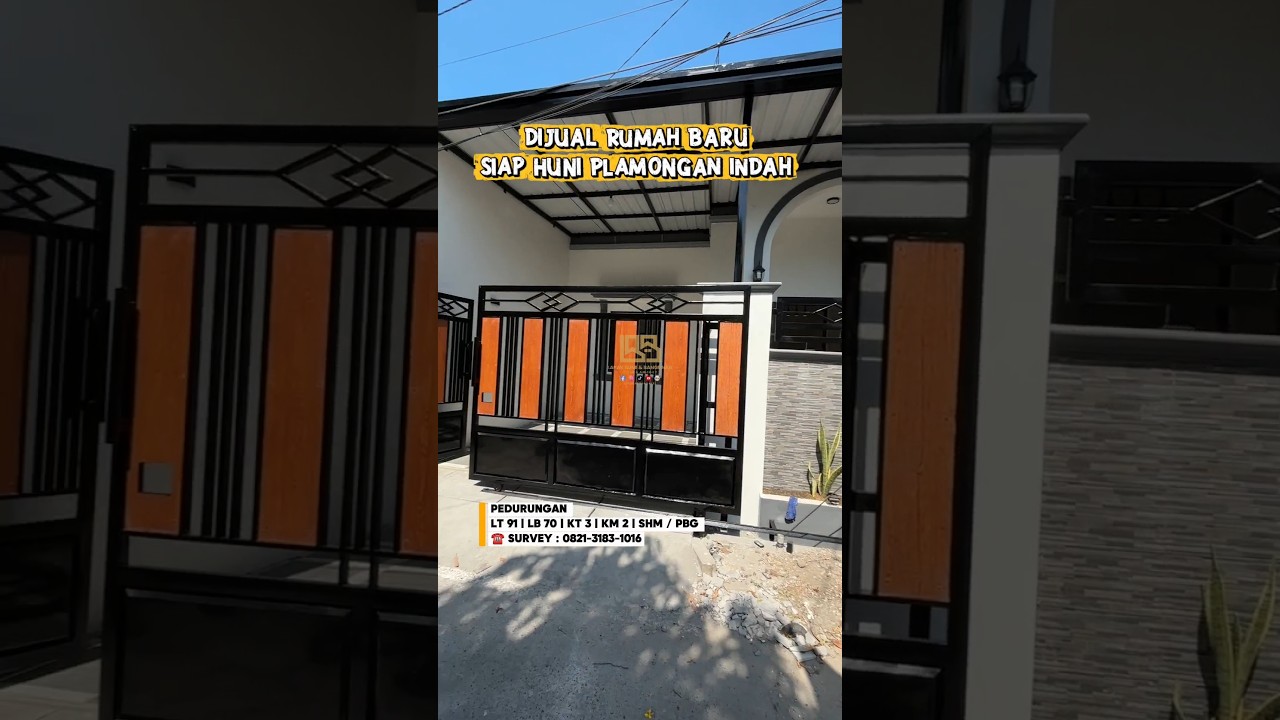 For sale: New house in Plamongan Indah Housing, Semarang