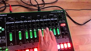 SORGENKINT PLAYS THE NEW ROLAND SYNTHS (tb-3 & tr-8) breakbeat