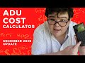 ADU Cost Calculator Updated Tutorial To Estimate California Building Costs