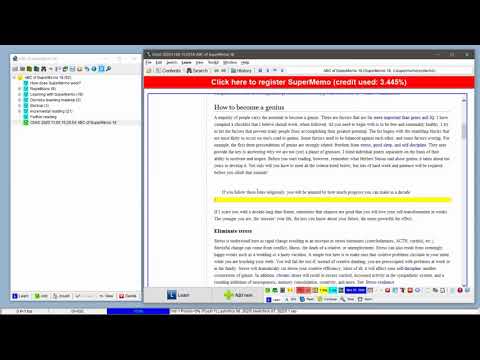 3 Minutes Introduction to SuperMemo