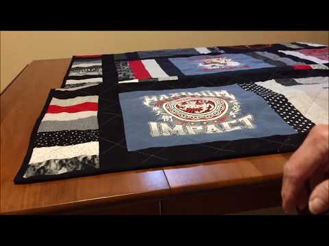 T-Shirt Quilt - Part 6: Binding & Labeling