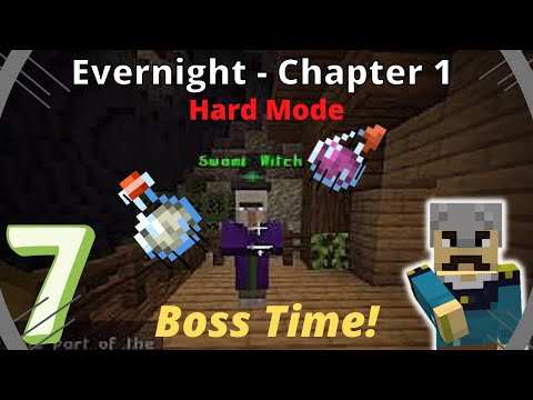 Ambadi Minecraft - Witch!! | Evernight - Chapter 1 Hard Mode | Part 7 | Minecraft Adventure Map