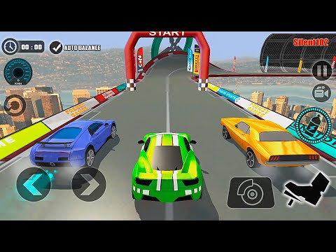 Impossible Stunt Car Tracks 3D - Green Sport Car Racing Driving Simulator #12 - Android Gameplay