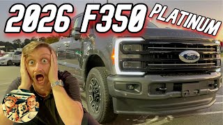 🔥2026 FORD F-350 PLATINUM FX4 | CARBONIZED GRAY LUXURY DIESEL TRUCK | 500+ HP SUPER DUTY REVIEW
