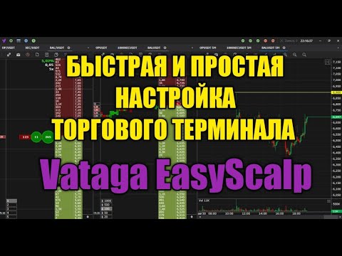 Быстрая и простая настройка торгового терминала Vataga EasyScalp. Скальпинг на Binance. Трейдинг