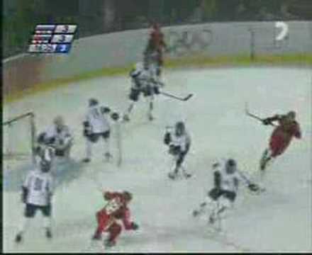 gaborik scores great goal on Olympic games 2006