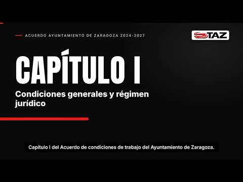 Vídeo: Capítulo I · Condiciones generales