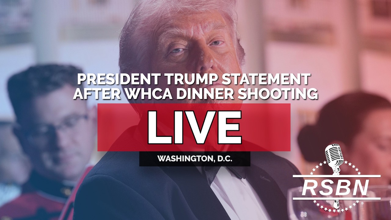 LIVE: President Trump Press Conference After Gun Shots Fired at WHCA Dinner - 4/25/26