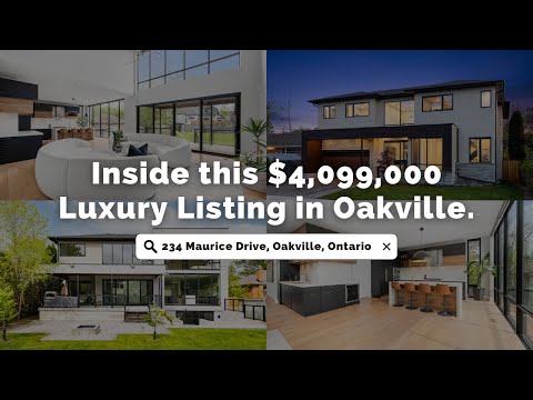 Inside this $4,099,000 CUSTOM BUILT Luxury Listing in Oakville, Ontario! | Oakville Real Estate