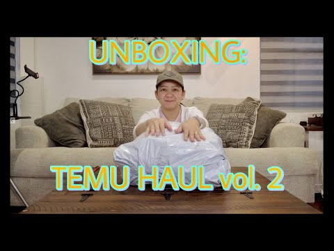 UNBOXING:  Temu Haul vol 2!