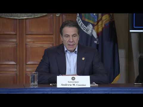 アンドリュー・クオモ州知事がコロナウイルスに関する非常事態宣言をしました。 (Gov. Andrew Cuomo declares state of emergency  in New York over coronavirus)
