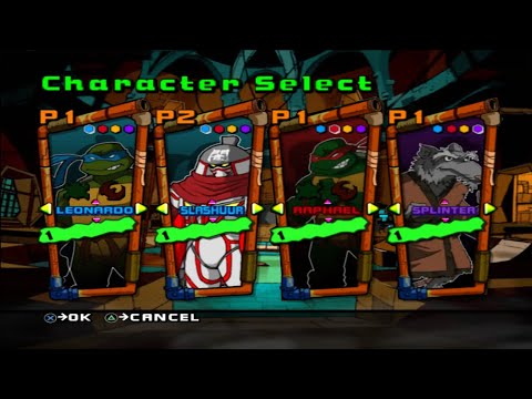 Teenage Mutant Ninja Turtles 2: Battle Nexus All Characters [PS2]