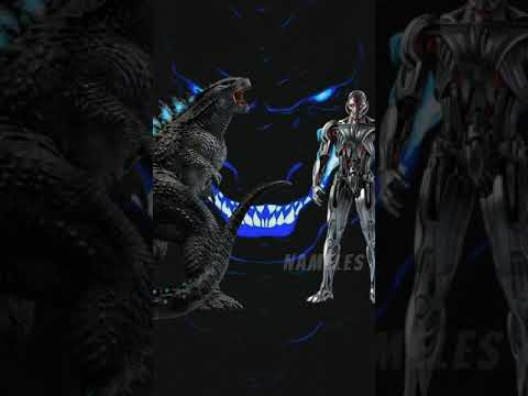 GODZILLA VS MARVEL & DC 🔥 #MARVELVSDC #MARVEL #DC #shorts