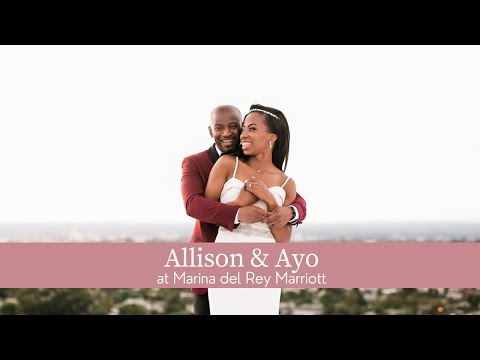 Allison & Ayo at Marina del Rey Marriott