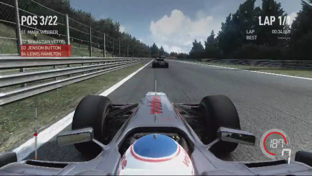 F1 2010 E3 Gameplay Video - Spa in the Dry - YouTube