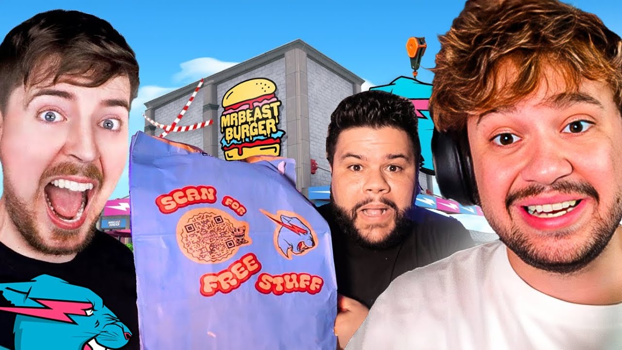 Comprei o Cardápio Todo do MR BEAST BURGER - React Thiago Quatroque