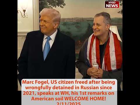 Marc Fogel Freed: 'I Feel Like the Luckiest Man on Earth' -- Trump Greets Freed American at the White House