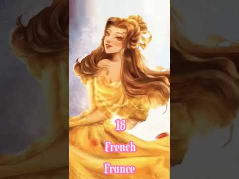 Disney Princess Age, Native Language and Country