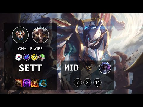 Sett Mid vs Kai'Sa - KR Challenger Patch 10.13