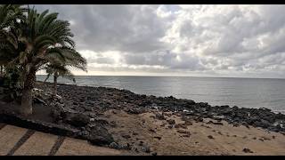 Fresh Morning in PUERTO DEL CARMEN Typical Winter WEATHER in LANZAROTE!