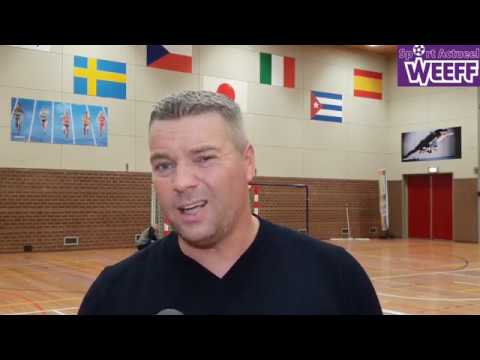 2018-11-23 Zaalvoetbal, Eredivisie, Futsal Apeldoorn-Hovocubo, interviews