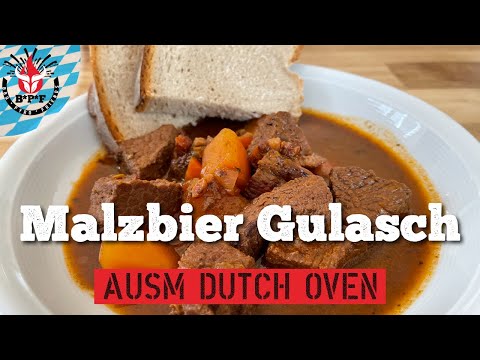 Malzbier Gulasch | Dutch Oven | Gulasch mal anders!