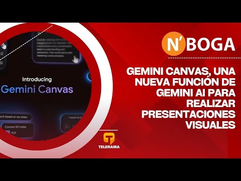 Gemini Canvas, una nueva función de Gemini AI para realizar presentaciones visuales