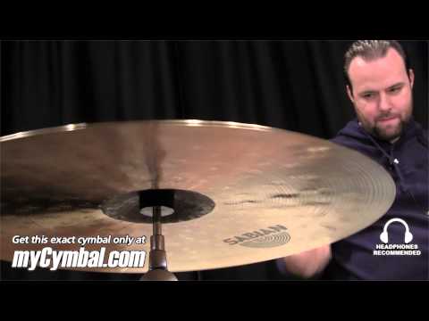Sabian 21" Artisan Custom Shop Light Ride Cymbal - Played by Randy Wooten (ZZP121A-1112112E)