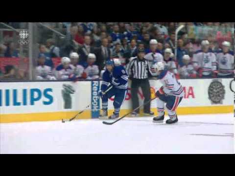 JVR 4-4 Goal - Maple Leafs vs. Oilers (Oct 12, 2013)