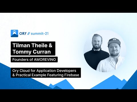 Ory Summit - Ory Cloud Identity for App Developers, Amorevino Firebase Example