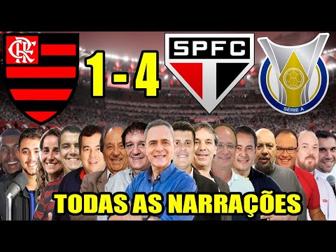 Todas as narrações - Flamengo 1 x 4 São Paulo | Campeonato Brasileiro 2020