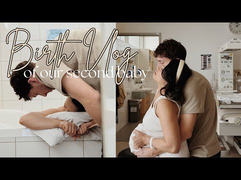 natural water birth vlog of our 2nd baby | unmedicated positive labour at 41 weeks