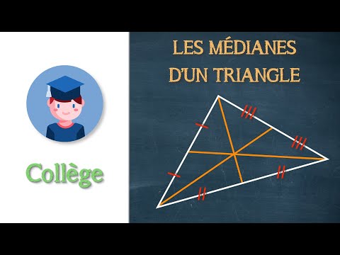 Drawing the medians of a triangle - Middle School - Little Scientists
