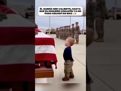Él quería ser valiente, hasta que su pequeño corazón ya no pudo aguantar mas